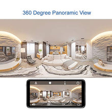 Carica l'immagine nel visualizzatore di Gallery, Jennov - Telecamera di sicurezza wireless 5MP Cam Panoramica A 360 Gradi.
