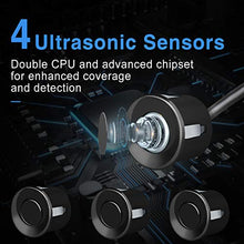 Carica l'immagine nel visualizzatore di Gallery, Sensori Parcheggio Auto Aolead Posteriore Kit 4 Radar Nero