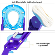 Carica l'immagine nel visualizzatore di Gallery, KEPLIN Riduttore WC per Bambini con Scaletta Pieghevole, Kit Toilette Viola - Ilgrandebazar