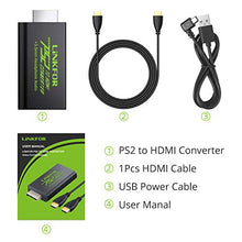 Carica l'immagine nel visualizzatore di Gallery, LiNKFOR - Convertitore da PS2 a HDMI per Playstation 2 a video e 3,5 mm...
