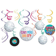 Carica l'immagine nel visualizzatore di Gallery, MisterFiesta - Ghirlande Verticale a Motivo Discoteca, 12 Pezzi - Ilgrandebazar
