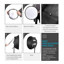 Carica l'immagine nel visualizzatore di Gallery, Neewer Softbox Pieghevole Diffusore Compatibile con Luci 480/660/530...