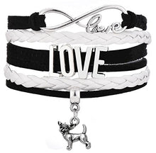 Carica l'immagine nel visualizzatore di Gallery, Legemeton Infinity Love Multistrato Intrecciato con Mini Chihuahua Black - Ilgrandebazar