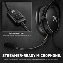 Carica l'immagine nel visualizzatore di Gallery, Cuffie da gioco Fnatic REACT per PS4/PC con driver 53 mm, audio stereo e...