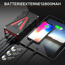 Carica l'immagine nel visualizzatore di Gallery, BuTure Avviatore Batteria Auto, 800A 12800mAh Portatile Emergenza...