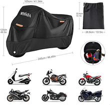 Carica l'immagine nel visualizzatore di Gallery, MOSFiATA - Copertura impermeabile per moto, in tessuto Oxford 210D, con fori...
