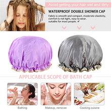 Carica l'immagine nel visualizzatore di Gallery, YOFASEN 2 Pezzi Cuffia Doccia - Riutilizzabile Cappello da Bagno Doccia... - Ilgrandebazar
