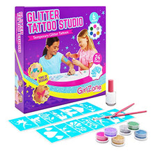 Carica l'immagine nel visualizzatore di Gallery, Regalo Ragazza - Glitter Tattoo Studio, Set Tatuaggi Bambina - Set...