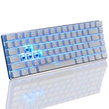 Carica l'immagine nel visualizzatore di Gallery, FELICON Ajazz AK33 Tastiera da Gioco Interruttore blu, Bianco - Luce blu