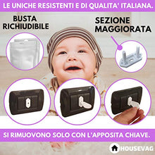 Carica l'immagine nel visualizzatore di Gallery, HOUSEVAG Copriprese per Bambini - 18 Universali Bianco