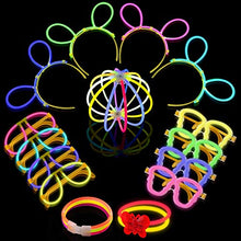 Carica l'immagine nel visualizzatore di Gallery, Yodeace Braccialetti Luminosi Fluorescenti Starlight 100 Pezzi Barre... - Ilgrandebazar