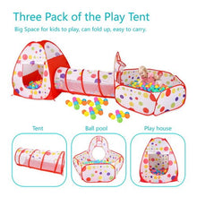 Carica l'immagine nel visualizzatore di Gallery, Tunnel con Palline Bambini - MAIKEHIGH Indoor / Outdoor Gioco e Play Rosso - Ilgrandebazar