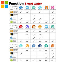 Carica l'immagine nel visualizzatore di Gallery, Bluetooth Smartwatch con Camera,Smart Watch Phone Smart - Ilgrandebazar