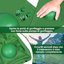 Carica l'immagine nel visualizzatore di Gallery, Zacro Materasso da Campeggio Gonfiabile,Impermeabile,75 * 23 * 2.2inch...