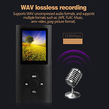 Carica l'immagine nel visualizzatore di Gallery, Lettore MP3 compatto e portatile Btopllc, lettore audio senza perdita Nero