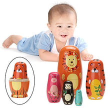 Carica l'immagine nel visualizzatore di Gallery, ZHUOTOP Cute Animal Nesting Babushka Russian Doll Matryoshka Hand Paint... - Ilgrandebazar