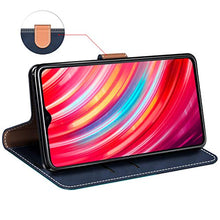 Carica l'immagine nel visualizzatore di Gallery, MOBESV Custodia Xiaomi Redmi Note 8 PRO, Cover a Libro Blu/Aqua - Ilgrandebazar