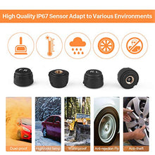 Carica l'immagine nel visualizzatore di Gallery, TPMS Sistema di Monitoraggio Della Pressione dei Pneumatici Wireless Senza... - Ilgrandebazar