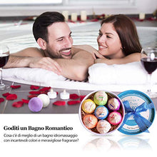 Carica l'immagine nel visualizzatore di Gallery, 7 Bombe da Bagno, Sali Fatto a Mano, Regalo Rilassante e Lenitivo - Ilgrandebazar