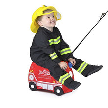 Carica l'immagine nel visualizzatore di Gallery, Trunki Valigia Cavalcabile Per Bambini: Il Pompiero Pompiere Frank (Rosso)