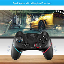 Carica l'immagine nel visualizzatore di Gallery, JinSu Controller Wireless per Nintendo Switch, Switch Console Joypad nero