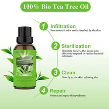 Carica l'immagine nel visualizzatore di Gallery, Tea Tree Oil, Olio Puro 100%, Naturale Essenziale per...