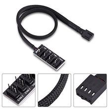 Carica l'immagine nel visualizzatore di Gallery, Bewinner 4 pin Fan Hub PWM, Maschio a 4 Cavo Sata per CPU Fans Hub, CPU... - Ilgrandebazar