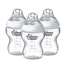Carica l'immagine nel visualizzatore di Gallery, Tommee Tippee Closer to Nature Biberon 260ml, 3 Pezzi, Trasparente - Ilgrandebazar