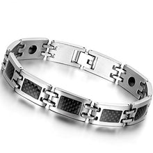 Carica l'immagine nel visualizzatore di Gallery, OIDEA Bracciale Braccialetto per Uomo in Acciaio Inox con... - Ilgrandebazar