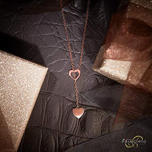 Carica l'immagine nel visualizzatore di Gallery, Principio® - Collana Donna Cuore Pendente Argento 925 - Made In Oro Rosa - Ilgrandebazar