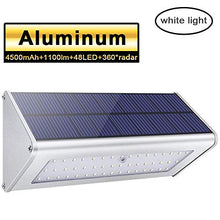 Carica l'immagine nel visualizzatore di Gallery, Licwshi Luci solari 1100lm 4500mAh esterna impermeabile 4500mah Luce Bianca