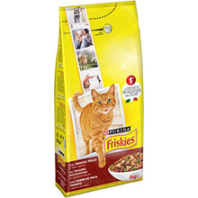 Carica l'immagine nel visualizzatore di Gallery, Friskies Gatto Crocchette Adult con Manzo, Pollo e Verdure Aggiunte - 2 kg - Ilgrandebazar