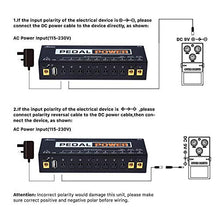 Carica l'immagine nel visualizzatore di Gallery, Asmuse Mini Alimentatore Pedali Chitarra Noiseless Portatile 9V 12V Nero-10 - Ilgrandebazar
