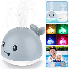 Carica l'immagine nel visualizzatore di Gallery, OFOCASE Spray Whale Baby Bath Toys, Induction Water Toy with Grey