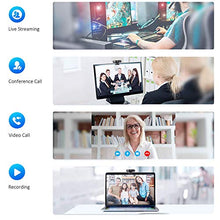 Carica l'immagine nel visualizzatore di Gallery, Campark Webcam per PC 1080p, Autofocus USB con Microfono PC,...