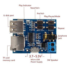 Carica l'immagine nel visualizzatore di Gallery, HiLetgo 2pcs TF Card U Disk Play MP3 Decoder Player Module with Audio...