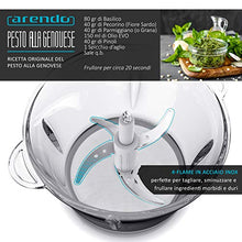 Carica l'immagine nel visualizzatore di Gallery, Arendo - Trituratore universale in VETRO da 1,5 L - 400 Watt - 4 lame in...