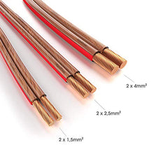 Carica l'immagine nel visualizzatore di Gallery, KabelDirekt 30m Cavo audio per diffusori acustici (2x2,5mm² 30m, 2x2,5mm²