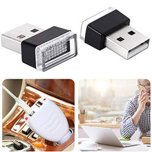 Carica l'immagine nel visualizzatore di Gallery, 7 Pezzi Usb Luci a Led per Auto Monocromatica, Collegato 5V Mini per...