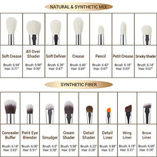 Carica l'immagine nel visualizzatore di Gallery, Jessup 15Pz Pennelli per trucco professionale Set pennelli Strumenti...