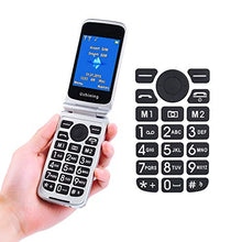 Carica l'immagine nel visualizzatore di Gallery, Ushining 3G Telefono Cellulare per anziani, con Rosso