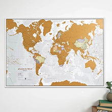 Carica l'immagine nel visualizzatore di Gallery, Scratch the World® poster mappa del mondo - da grattare via i posti in cui... - Ilgrandebazar