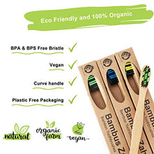 Carica l'immagine nel visualizzatore di Gallery, Spazzolino bamboo denti Bamboo toothbrushes 100% - Ilgrandebazar