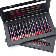 Carica l'immagine nel visualizzatore di Gallery, Lucoss Rossetto Matte,12pcs / lot opaco Impermeabile Velluto A - Ilgrandebazar