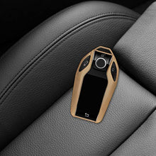 Carica l'immagine nel visualizzatore di Gallery, kwmobile Custodia Copri-Chiave Compatibile con BMW Display Oro Brillante
