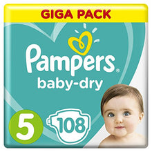 Carica l'immagine nel visualizzatore di Gallery, Pampers, misura 5, 11 – 23 kg, Mega Plus, confezione 108 pezzi - Ilgrandebazar