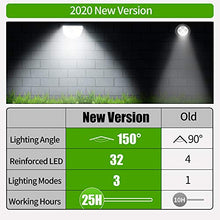 Carica l'immagine nel visualizzatore di Gallery, Claoner 32 LED Luci Solari Esterno, Lampade Giardino Impermeable IP65...