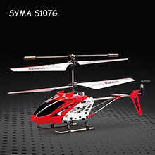 Carica l'immagine nel visualizzatore di Gallery, Syma S107G 3 Canali RC Elicottero con Lega Copter con Giroscopio Incorporato Rosso