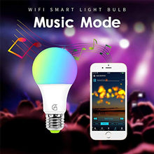 Carica l'immagine nel visualizzatore di Gallery, Lampadina AG Wifi Alexa, e27, Google...