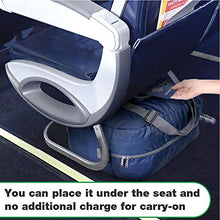 Carica l'immagine nel visualizzatore di Gallery, WANDF Foldable Travel Duffel Bag Super Lightweight for A-40l Blu Navy